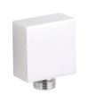 Nuie Square Outlet Elbow - Chrome