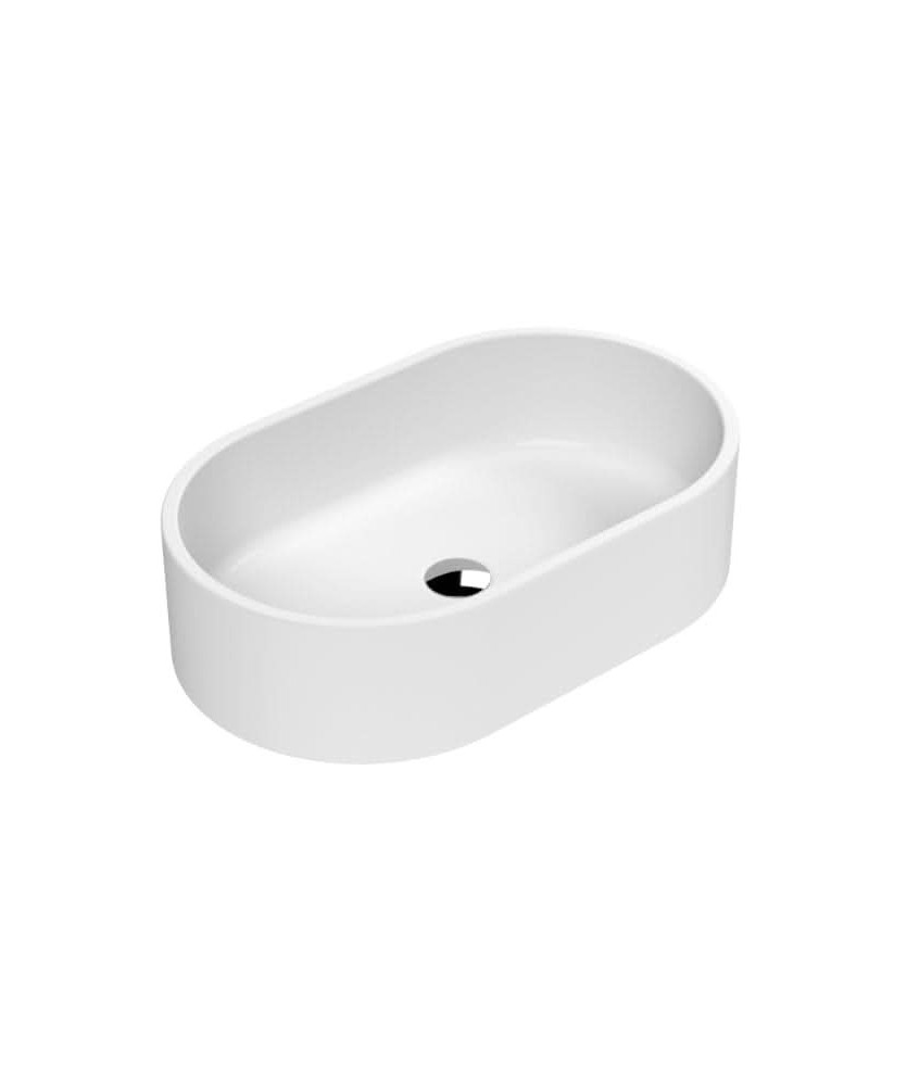 Nuie 565mm Sit-On Countertop Basin - No TH