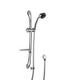 Nuie Luxury Curved Shower Slider Rail Kit - Chrome