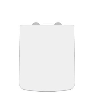 Nuie Soft Close Toilet Seat With Quick Release Hinges - White