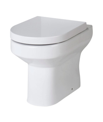 Nuie Harmony Back to Wall Toilet - White