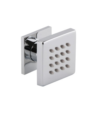 Nuie Square Body Jet 50mm Wide Single - Chrome
