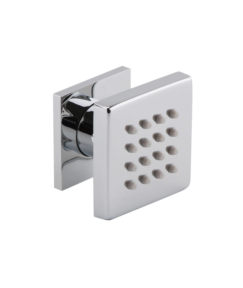 Nuie Square Body Jet 50mm Wide Single - Chrome
