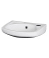 Nuie Melbourne Square 350mm Wall Hung Cloakroom Basin - 1 TH - White
