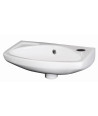 Nuie Melbourne Square 450mm Wall Hung Cloakroom Basin - 1 TH - White