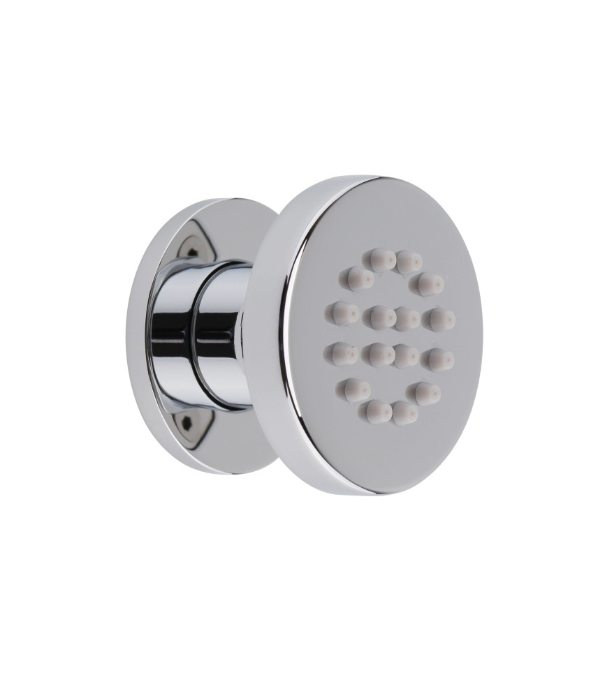 Nuie Round Body Jet 50mm Wide Single - Chrome