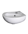 Nuie Melbourne 450mm Wall Hung Corner Basin - 1 TH - White