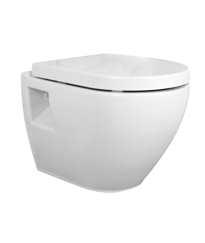 Nuie Provost Wall Hung Toilet - White