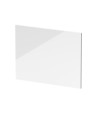 Nuie Square Shower End Panel for Baths, Durable Waterproof Finish Bath Side Panel Match, Flat-Pack for Modern Bathrooms in Pr...