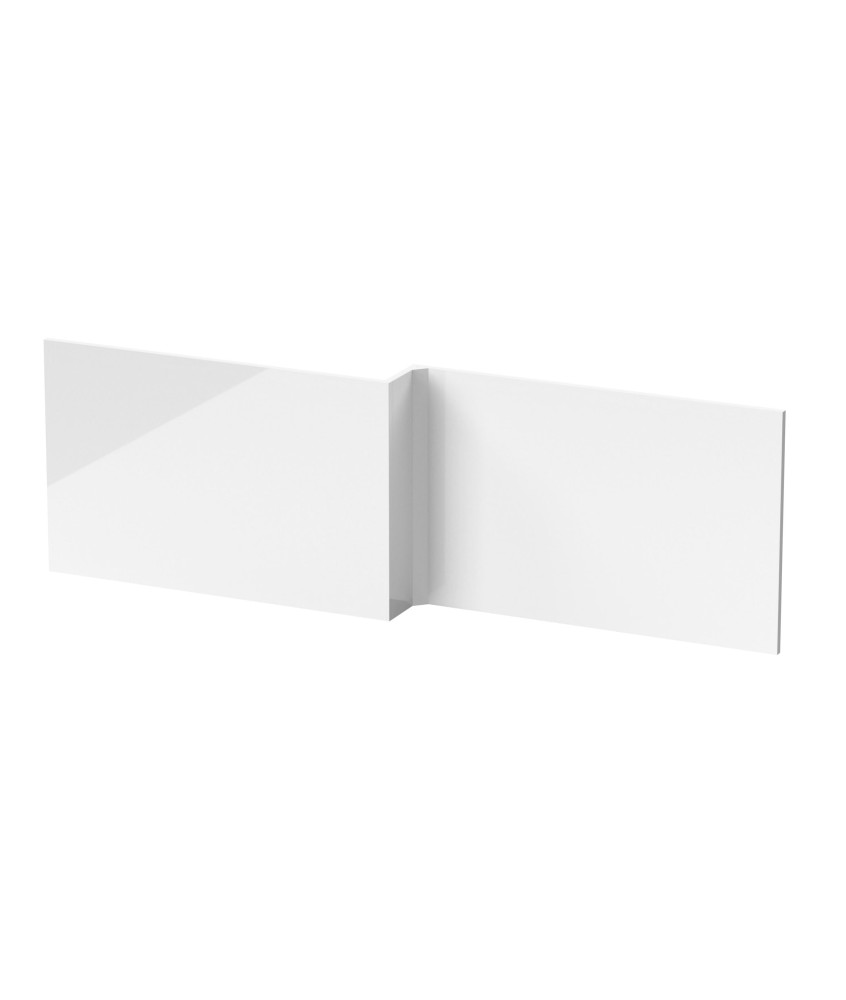 Nuie Athena 1700mm Shower Bath Front Panel - Gloss White