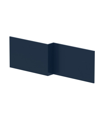 Nuie Square Shower Bath Front Panel, Durable Waterproof Cut-to-Size Flat-Pack with End Panel Match for Modern Bathrooms in Pr...