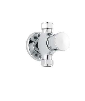 Nuie Self Closing Non-Concussive Exposed Shower Valve - Chrome