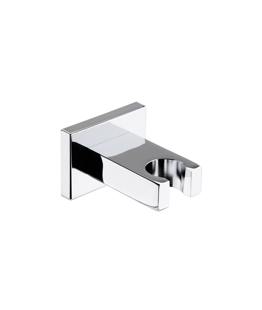 Nuie Square Shower Wall Bracket - Chrome