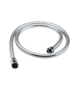 Nuie 1750mm Long Round Flexible Shower Hose - Chrome