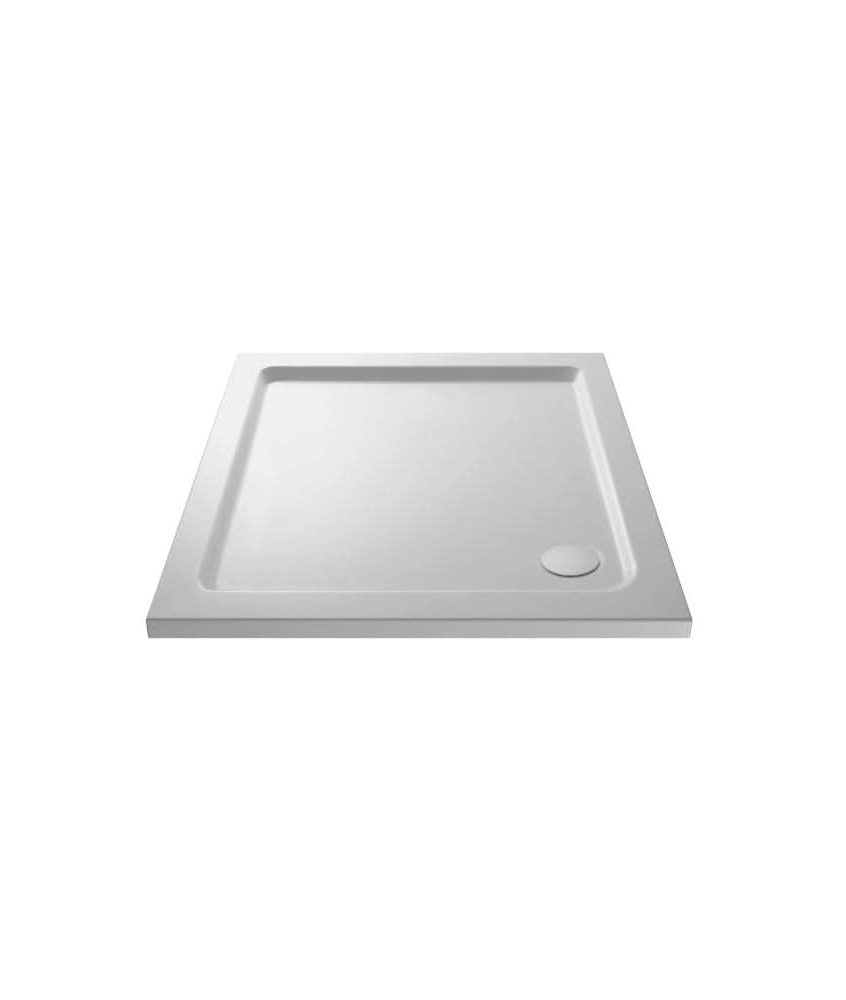 Square Shower Tray 1000x1000mm White