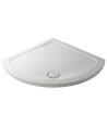 Nuie Pearlstone 914mm x 914mm Quadrant Shower Tray - White