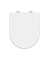 Nuie Asselby Soft Close Toilet Seat With Quick Release Hinges - White