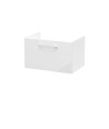 Hudson Reed Arno Wall Hung Vanity Unit, Durable Single Soft-Close Drawer with D-Shape Handle Vanity Unit for Modern Bathroom ...
