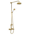 Old London Shower Kits Traditional Thermostatic Shower Valve & Kit, Ideal for Traditional Showers & Stylish Bathrooms, Brushe...
