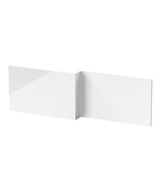 Hudson Reed Fusion Shower Bath Front Panel, Durable Modern Front Bath Panel for Straight Baths, Co-ordinated Bathroom Wall Pa...