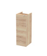 Hudson Reed Fusion Floor Standing 1 Soft Close Door Base Unit without Basin, Modern Bathroom Furniture in Bleached Oak Finish...