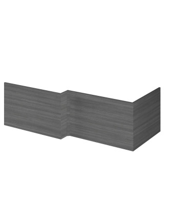 Hudson Reed Fusion Shower Bath End Panel, Durable Modern End Panel for Straight Baths, Co-ordinated Bathroom Side Panels in P...