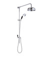 Old London Shower Kits Rigid Riser Kit, Durable and Premium Quality Shower Riser Rail, Chrome & Black