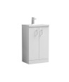 500 FS 2-Door Vanity & Ceramic Basin