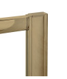 Nuie Pacific Shower Enclosures Profile Extension Kit, Modern Aluminium Bathroom Accessory in Brushed Brass, 1850mm