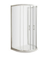 Hudson Reed Rail for D Shaped Enclosure, Shower Accessories & Modern Bathroom Accessories with Easyfit Assembly, Chrome