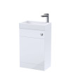 Nuie Mayford Floorstanding WC Unit With Basin 500mm x 766mm Gloss White