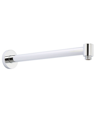 Nuie 328mm Long Wall Mounted Shower Arm - Chrome