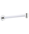 Nuie 328mm Long Wall Mounted Shower Arm - Chrome