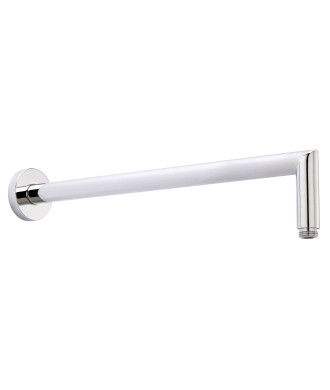 Hudson Reed Fixed Shower Heads Wall-Mounted Arm, Durable Shower Accessories for Modern Bathrooms, Chrome, 430mmX80mmX60mm