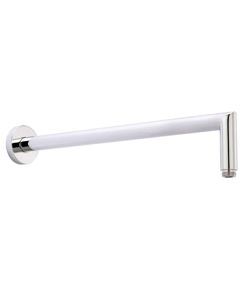 Hudson Reed Fixed Shower Heads Wall-Mounted Arm, Durable Shower Accessories for Modern Bathrooms, Chrome, 430mmX80mmX60mm