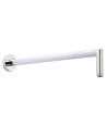 Hudson Reed Fixed Shower Heads Wall-Mounted Arm, Durable Shower Accessories for Modern Bathrooms, Chrome, 430mmX80mmX60mm