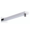 Hudson Reed Fixed Shower Heads Wall-Mounted Arm, Durable Shower Accessories for Modern Bathrooms, Chrome, 355mmX20mmX50mm