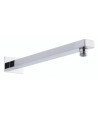 Hudson Reed Fixed Shower Heads Wall-Mounted Arm, Durable Shower Accessories for Modern Bathrooms, Chrome, 410mmX62mmX62mm