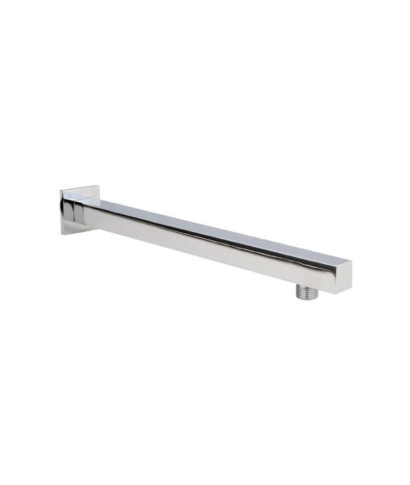 Nuie Square 321mm Long Wall Mounted Shower Arm - Chrome