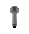 Nuie 150mm Long Ceiling Mounted Shower Arm - Brushed Gun Metal