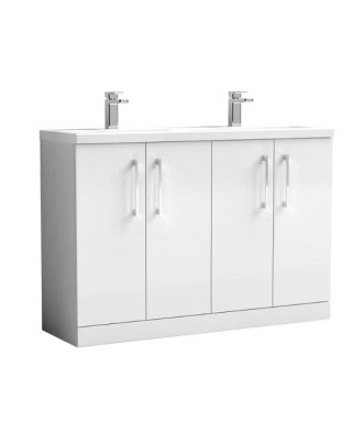 1200 FS 4-Door Vanity & Double Basin