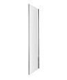 Hudson Reed Ella Side Panel, Durable Fixed Toughened Glass Shower Screen for Enclosures in Chrome Finish, 1850 x 900mm