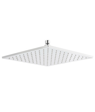 Nuie 200mm x 200mm LED Square Fixed Shower Head - Chrome