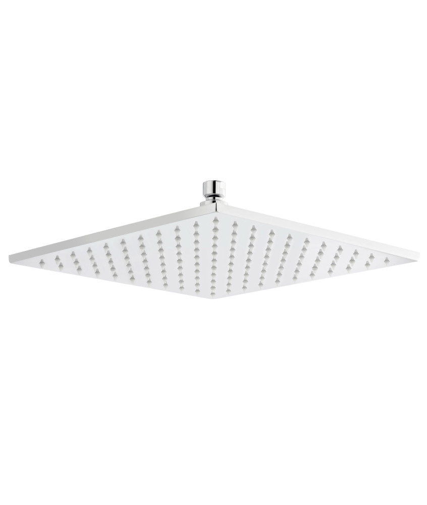 Nuie 300mm x 300mm LED Square Fixed Shower Head - Chrome