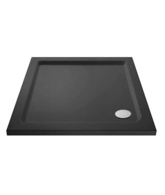 Square Shower Tray 1000 x 1000 x 40 Slate Grey