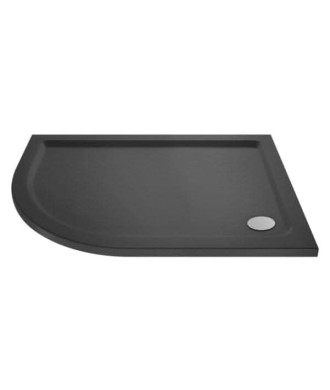 Offset Shower Tray RH 1200 x 900 x 40 Slate Grey