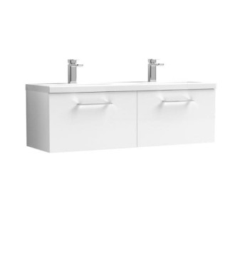 1200 WH 2-Drawer Vanity & Double Basin
