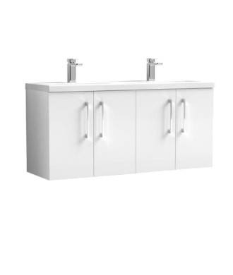 1200 WH 4-Door Vanity & Double Basin