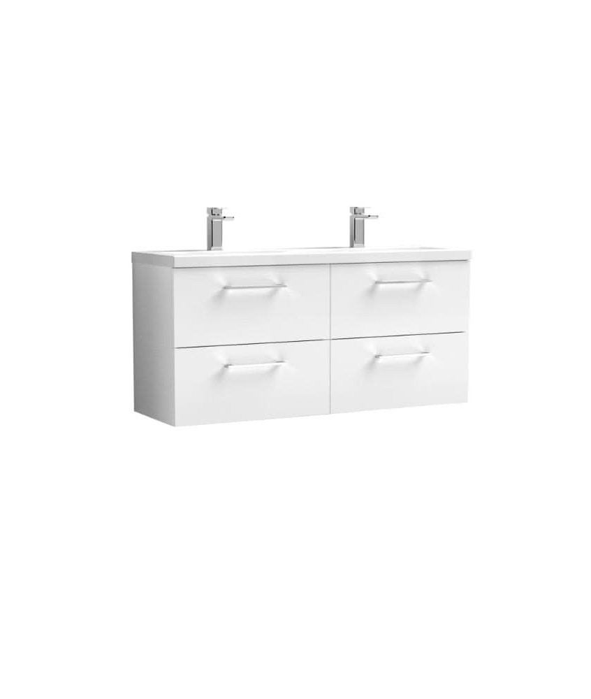 1200 WH 4-Drawer Vanity & Double Basin