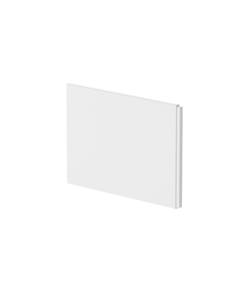 Nuie B Shaped Shower Bath End Panel - 750mm - White